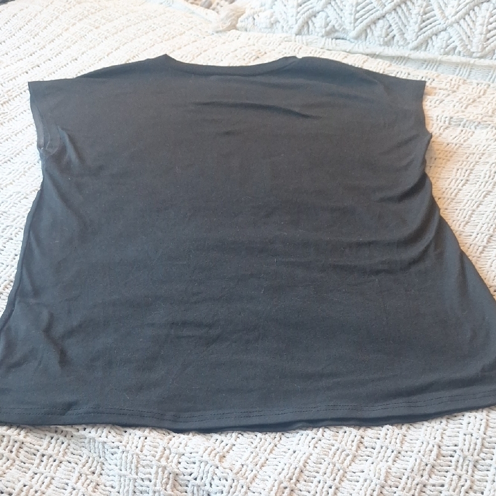 Shein Black Dragonfly Graphic T-Shirt Size M - Picture 2 of 6